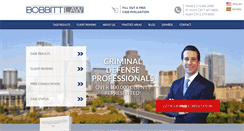 Desktop Screenshot of bobbittlaw.com