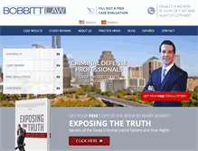 Tablet Screenshot of bobbittlaw.com